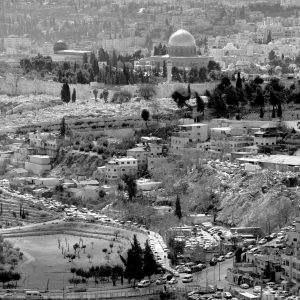 Jerusalem black and white